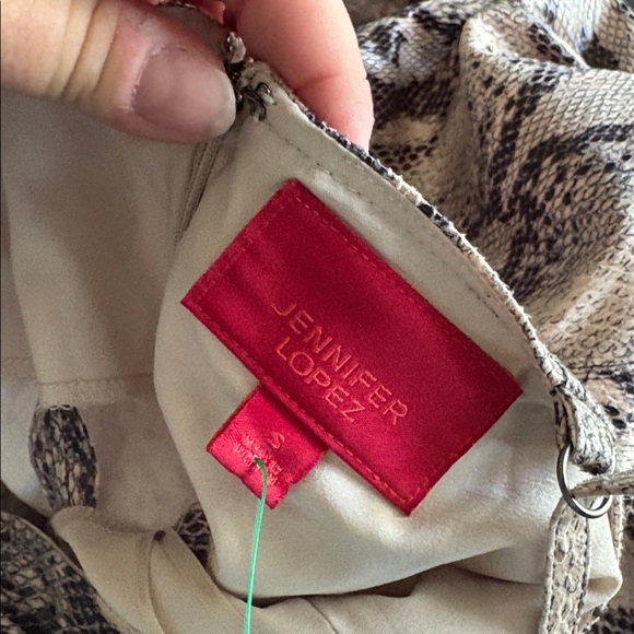 NWT $98 small Jennifer Lopez vinyl maxi dress 1166 - Picture 9 of 10